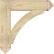 Ekena Millwork Thorton Arts & Crafts Rough Sawn Bracket, Douglas Fir, 6"W x 32"D x 32"H BKT06X32X32THR03RDF - alternate 3